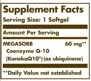 Megasorb CoQ-10 60 мг - 120 софтгель