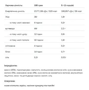 Sause Nutlove - 280 г Кранч