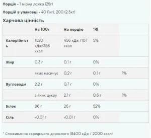 Hydrolysed Collagen Protein - 1 кг без смаку