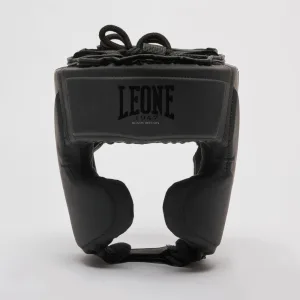 Боксерський шолом Leone CS435 BLACK Edition M (капа у комплекті)