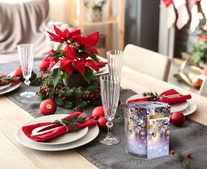 Ароматична свічка в скляному стакані різдвяний час SN 72 s-01