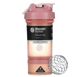 Шейкер спортивний BlenderBottle ProStak 650 мл с 2-мя контейнерами Rose_Pink