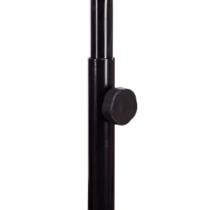 Батут для фитнеса с ручкой Profi Sport 125 см черный MS 3256 черный