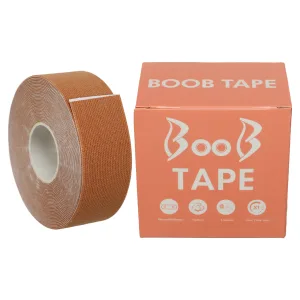 Кінезіо тейп для тейпування грудей Kinesio tape BOOB розмір 2.5 смх5 м бежевий BC-1093 2_5