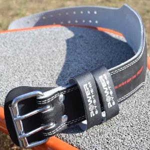 Пояс для важкої атлетики Power System PS-3250 Power Basic шкіряний Black - S