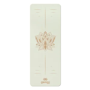 Килимок для йоги каучуковий поліуретан Pro ILLustration Sport Pro 183 см*68 см*5 мм пудровий