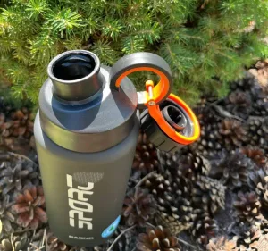 Пляшка для води CASNO - 1000 мл KXN-1243 Сіра