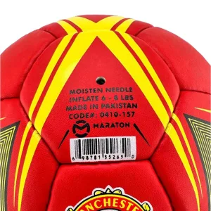 М'яч футбольний клуб "Manchester united" - червоний/жовтий