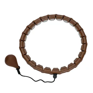 Обруч масажний інтелектуальний хула хуп Ntelligemt Hulahoop 4657 коричневий