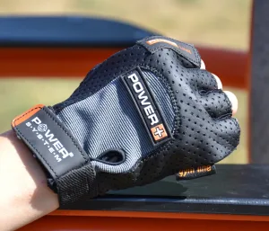 Рукавички для фітнесу Power System PS-2500 Power Plus Black/Grey - M