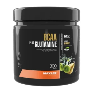 BCAA + Glutamine (300 г, green apple - груша)