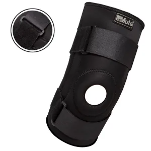 Наколенник бандаж зі спіральними ребрами жорсткості MUTE 1 шт чорний
