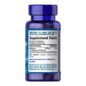 Magnesium Glycinate 240 мг per serving - 60 капсул