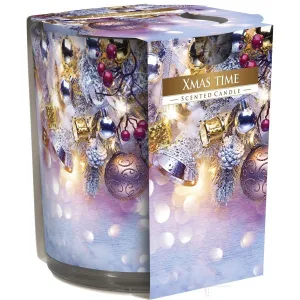 Ароматична свічка в скляному стакані різдвяний час SN 72 s-01