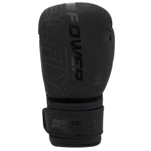 Боксерські рукавиці PowerPlay 3024 Ultra Mat чорні 16 унцій