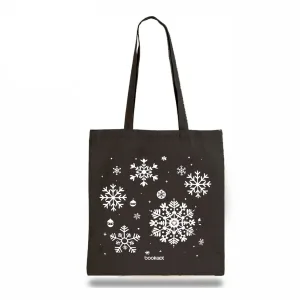 Екошопер BookOpt BK4041 сніжинки чорний