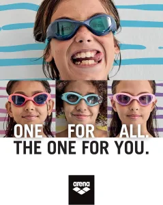 Swimming Goggles Arena THE ONE JR Blue/Pink Kids Universal (Original)