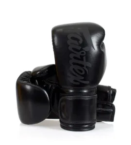Боксерські рукавиці Fairtex BGV14SB Black 10 унцій (бинти в комплекті)