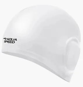 Шапка для плавання Aqua Speed EAR CAP VOLUME 61511 біла універсальний 284-05 (оригінал)