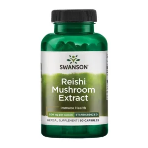 Reishi Mushroom Extract Standardized 500 мг - 90 капсул