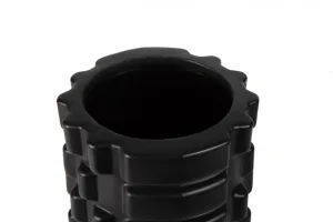 Масажний ролик (роллер) PowerPlay 4342 Massage Roller чорний 30x10 см