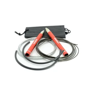 Speed jump rope with ball bearings aluminum MadMax MFA-286 Speed jump rope Red