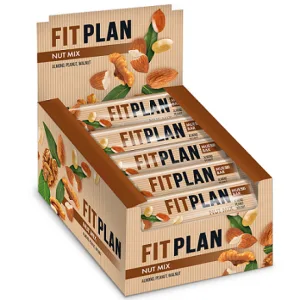 Fitness Plan Muesli Bar - 30x30 г горіховий мікс
