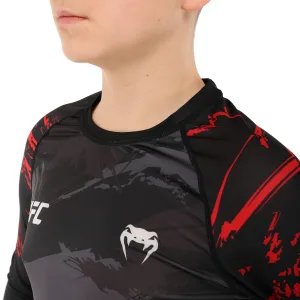 Костюм компресійний дитячий рашгард лонгслів штани і шорти VNM чорний-червоний 9529B-9629B-V5020 XS