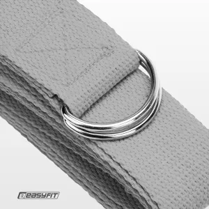Ремінь для йоги EasyFit сірий