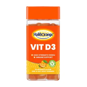 Vit D3 1000 IU - 45 жуйок, апельсин