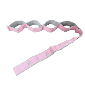 Стрічка для розтяжки еластичний еспандер Чорний червоний