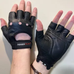 Рукавички для фітнесу PowerPlay 1572 чорні - M