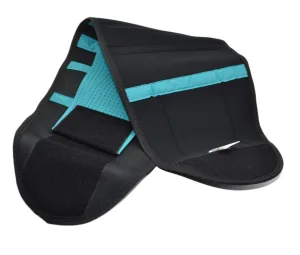 Пояс компресійний MadMax MFA-277 Slimming belt Black/turquoise L