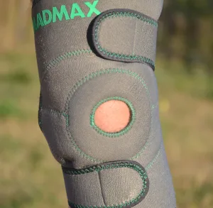 MadMax MFA-295 Zahoprene Universal Knee Support Dark Grey/Green (1pc.) universal