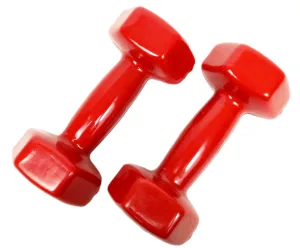 Гантелі для фітнесу з вініловим покриттям 2 шт GoDo GD-4.0R