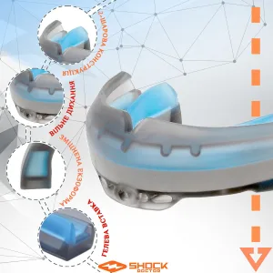 Капа Shock Doctor Ultra Braces під брекети доросла (вік 12+) Black (art. 4701-BK-AD)