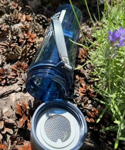 Пляшка для води CASNO 1000 мл KXN-1111 блакитна