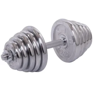 Гантелі розбірні хромовані 2 шт по 20 кг - 2 х 20 кг