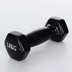 Гантелі для фітнесу з вініловим покриттям 2 шт 1 кг
