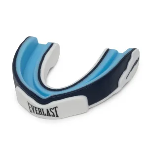 Капа боксерська Everlast Evergel Mouth Guard біло-темно-синя, унісекс (універсальний розмір) Оригінал P00003603