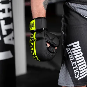 Рукавиці для ММА Phantom APEX Sparring NEON L/XL (капа в подарунок)