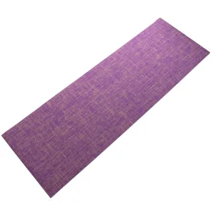 Килимок для йоги джутовий (Yoga mat)PUR 183 см 68 см 4 мм фіолетовий
