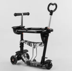 Самокат 5в1 Best Scooter - чорний/білий