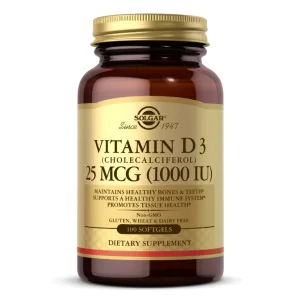 Vitamin D3 (Cholecalciferol) 25 мкг (1000 IU) - 100 софтгель