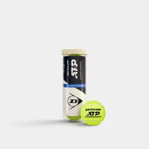 М'ячі для тенісу Dunlop ATP Official 3B пластик банку 601626 (Оригінал)