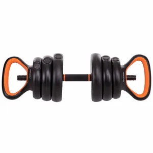 Набір трансформер гантелі гиря штанга упори 6в1 FED 30 кг чорний