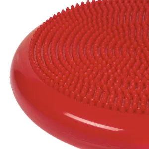 Балансировочная массажная подушка с насосом и коробками красный