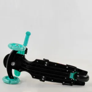 Самокат 5в1 Best Scooter - бірюзовий/рожевий