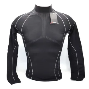 Thermal Long Sleeve Shirt with Collar X TECH Maglia Race 3 Munica Lunga lupetto Nero L/XL Black