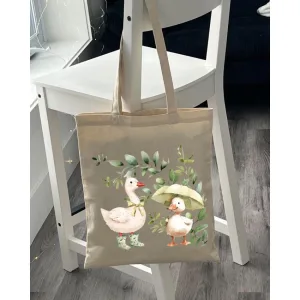 Екошопер BookOpt BK4103 веселі гусята бежевий